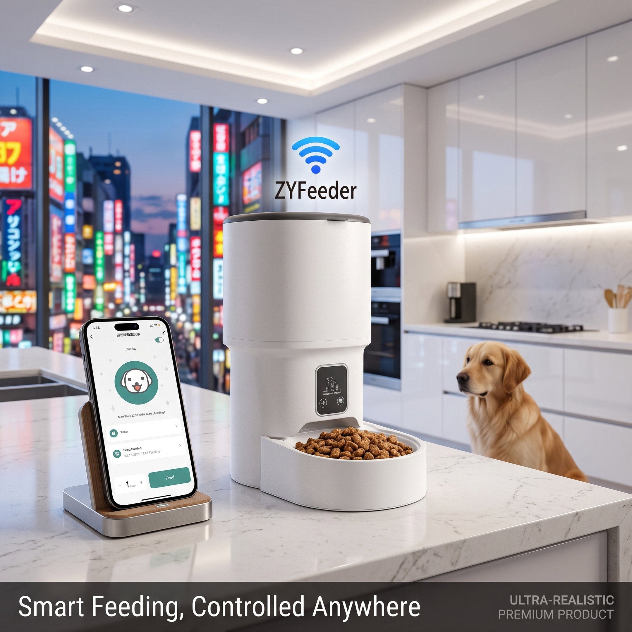 FurFree™ Smart WiFi Pet Feeder