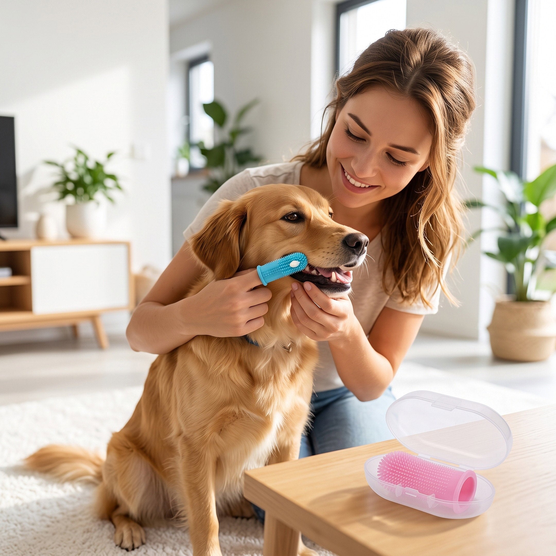 FurFree™ Finger Toothbrush for Dogs & Cats