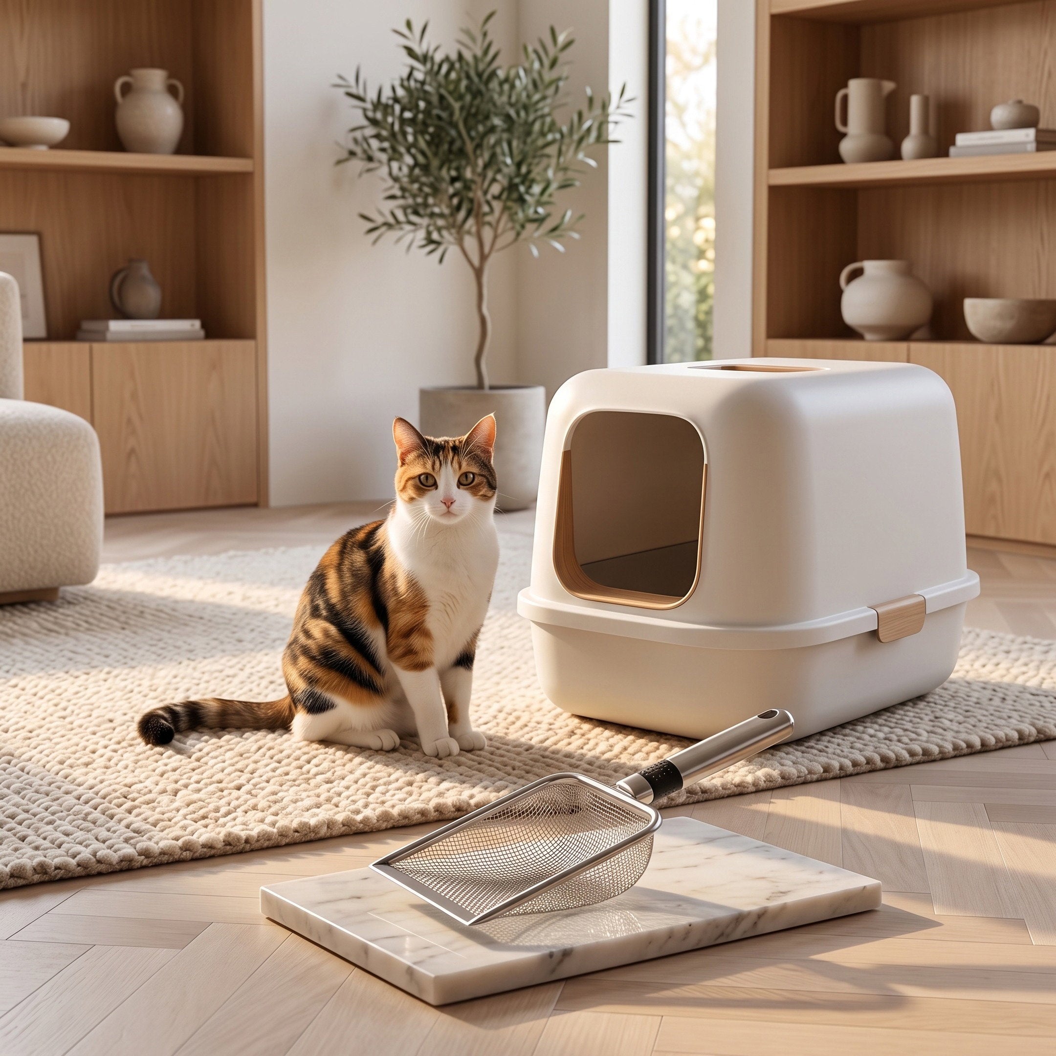 FurFree™ Stainless Steel Cat Litter Scoop