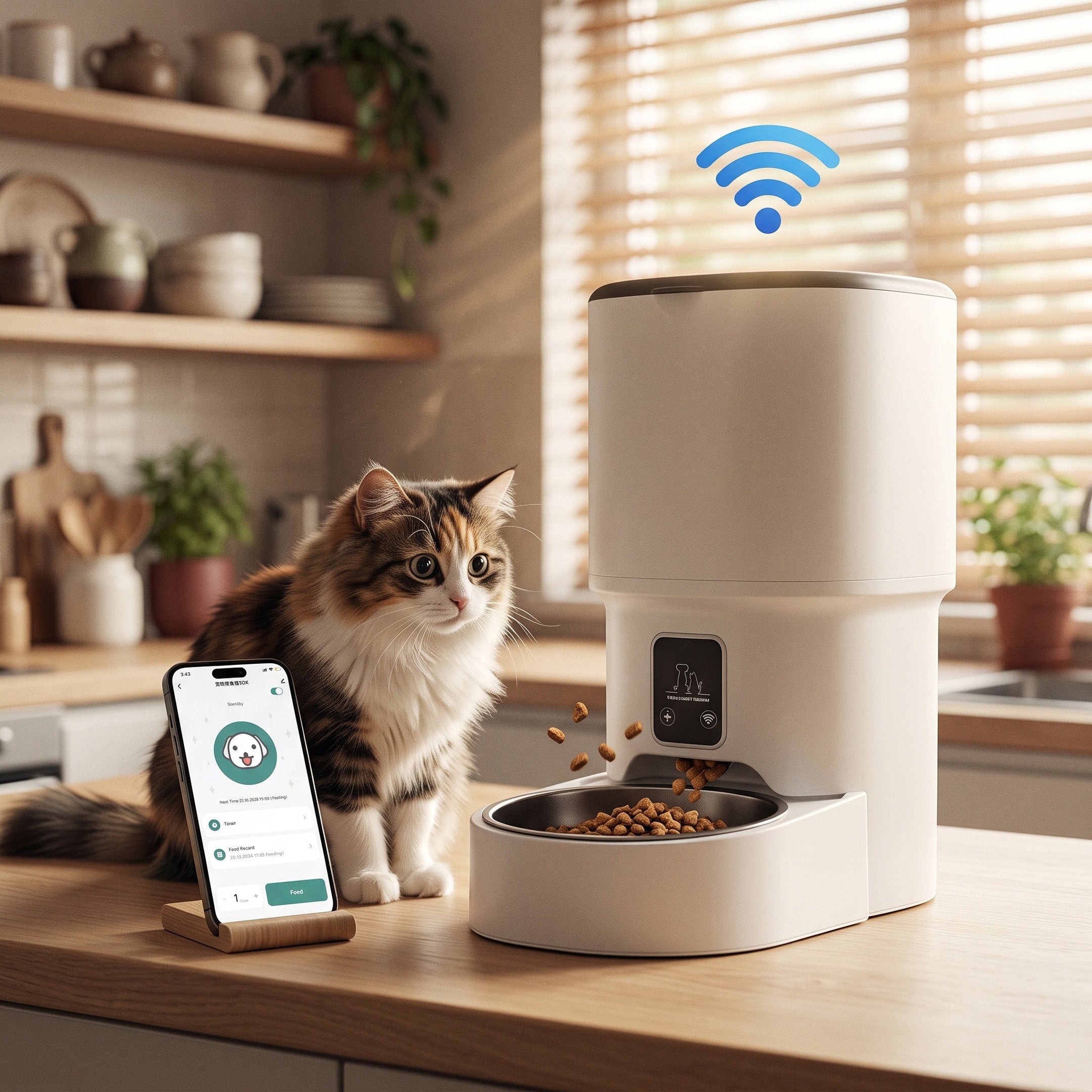 FurFree™ Smart WiFi Pet Feeder