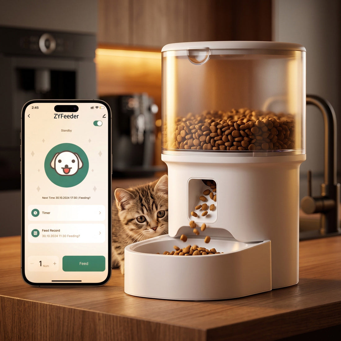 FurFree™ Smart WiFi Pet Feeder