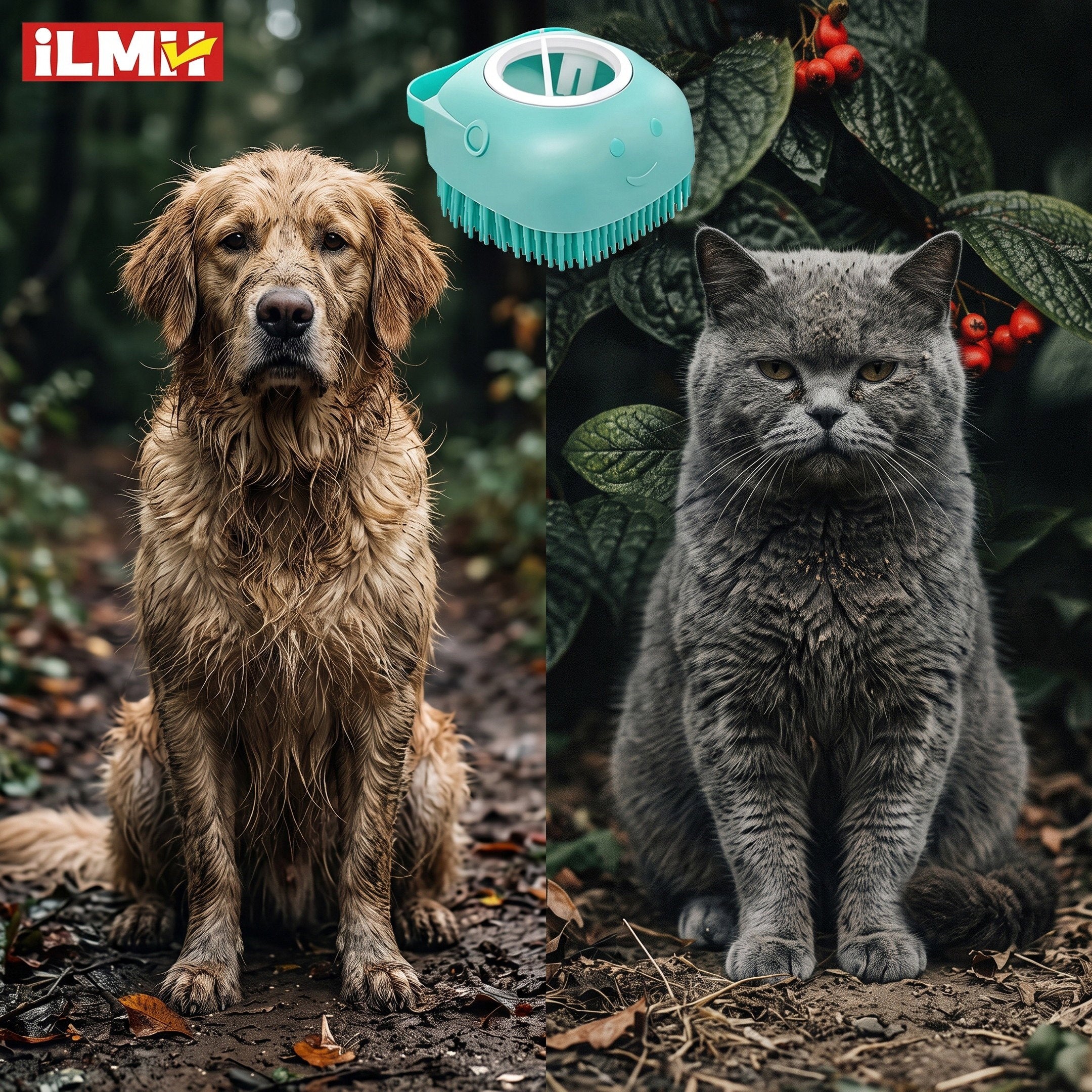 FurFree™ Pet Bath Massage Brush