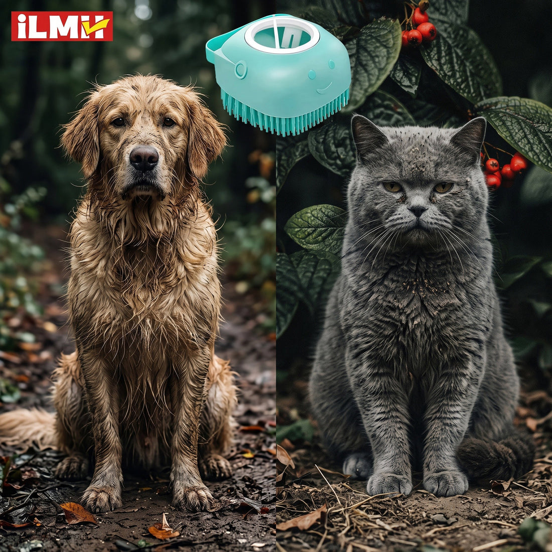 FurFree™ Pet Bath Massage Brush