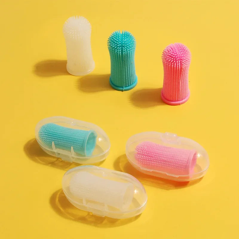 FurFree™ Finger Toothbrush for Dogs & Cats