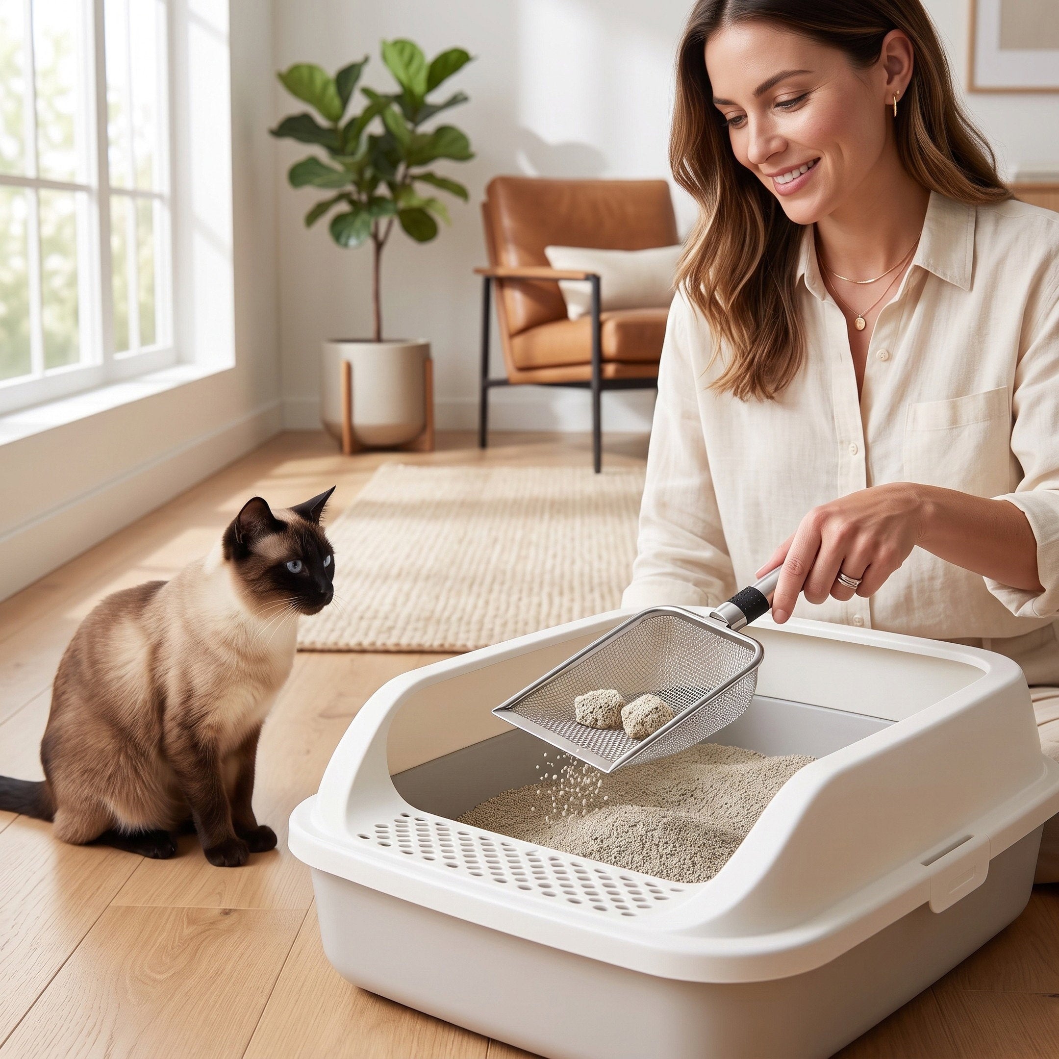 FurFree™ Stainless Steel Cat Litter Scoop