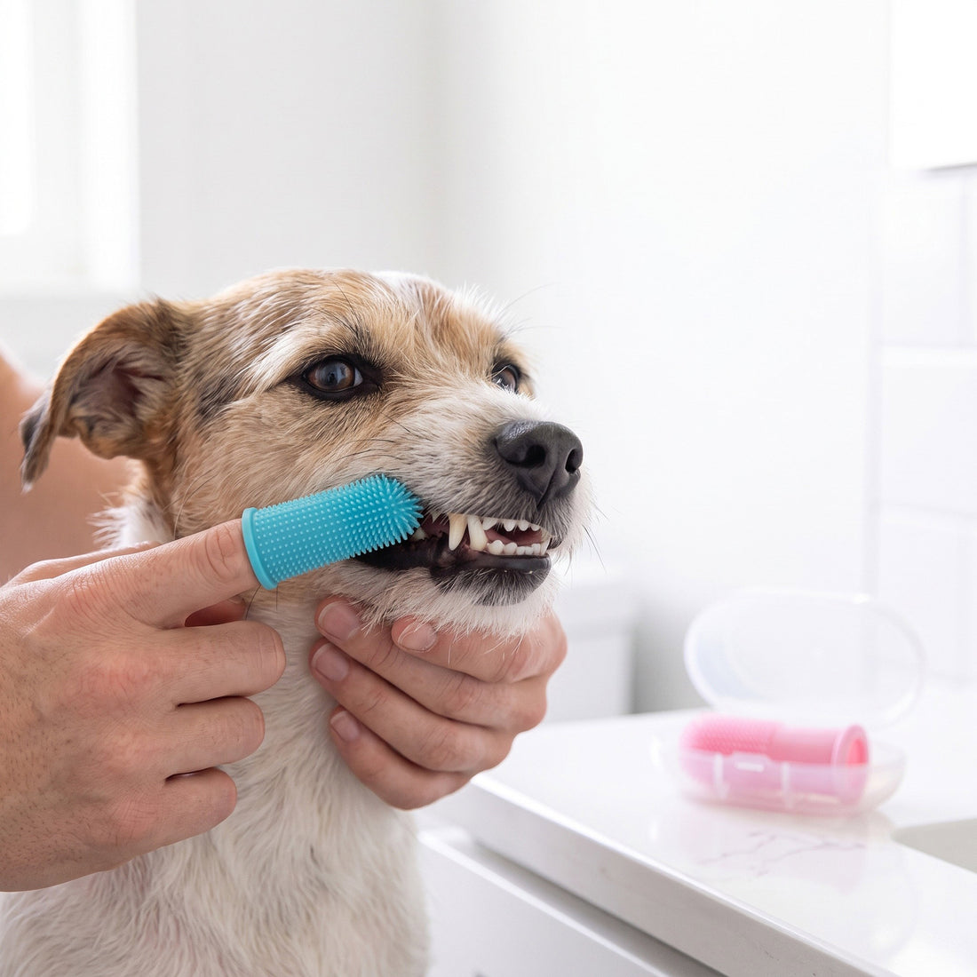 FurFree™ Finger Toothbrush for Dogs & Cats