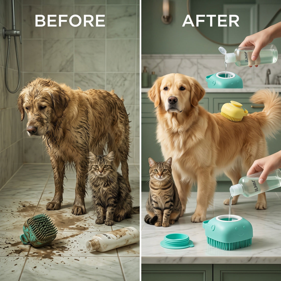 FurFree™ Pet Bath Massage Brush