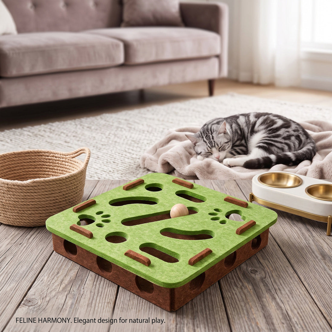 FurFree™ Interactive Cat Puzzle Toy
