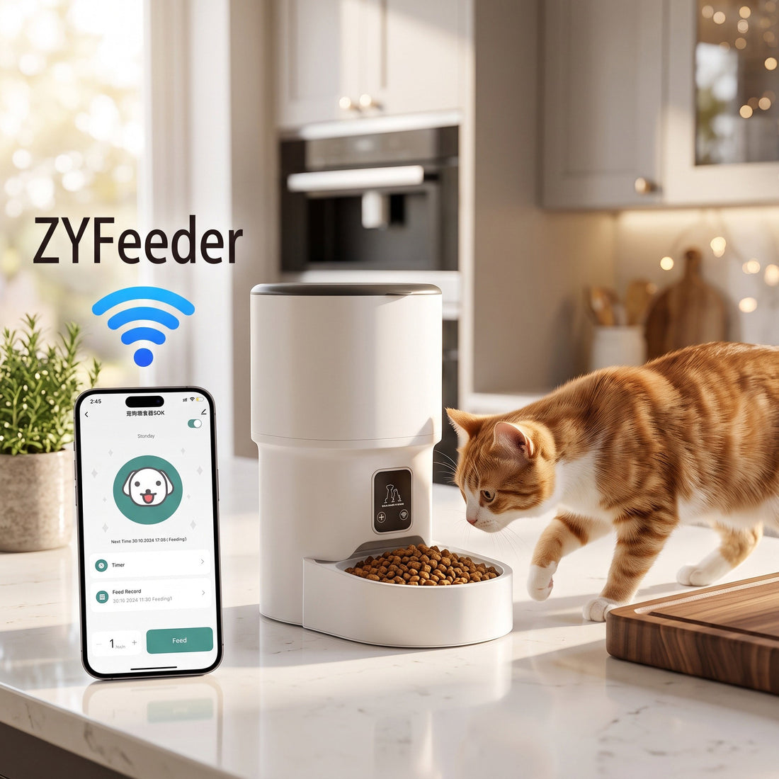 FurFree™ Smart WiFi Pet Feeder