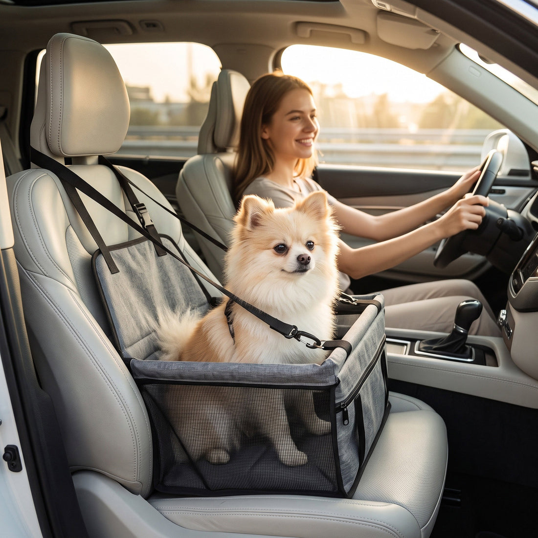 FurFree™ FoldAway Pet Car Seat