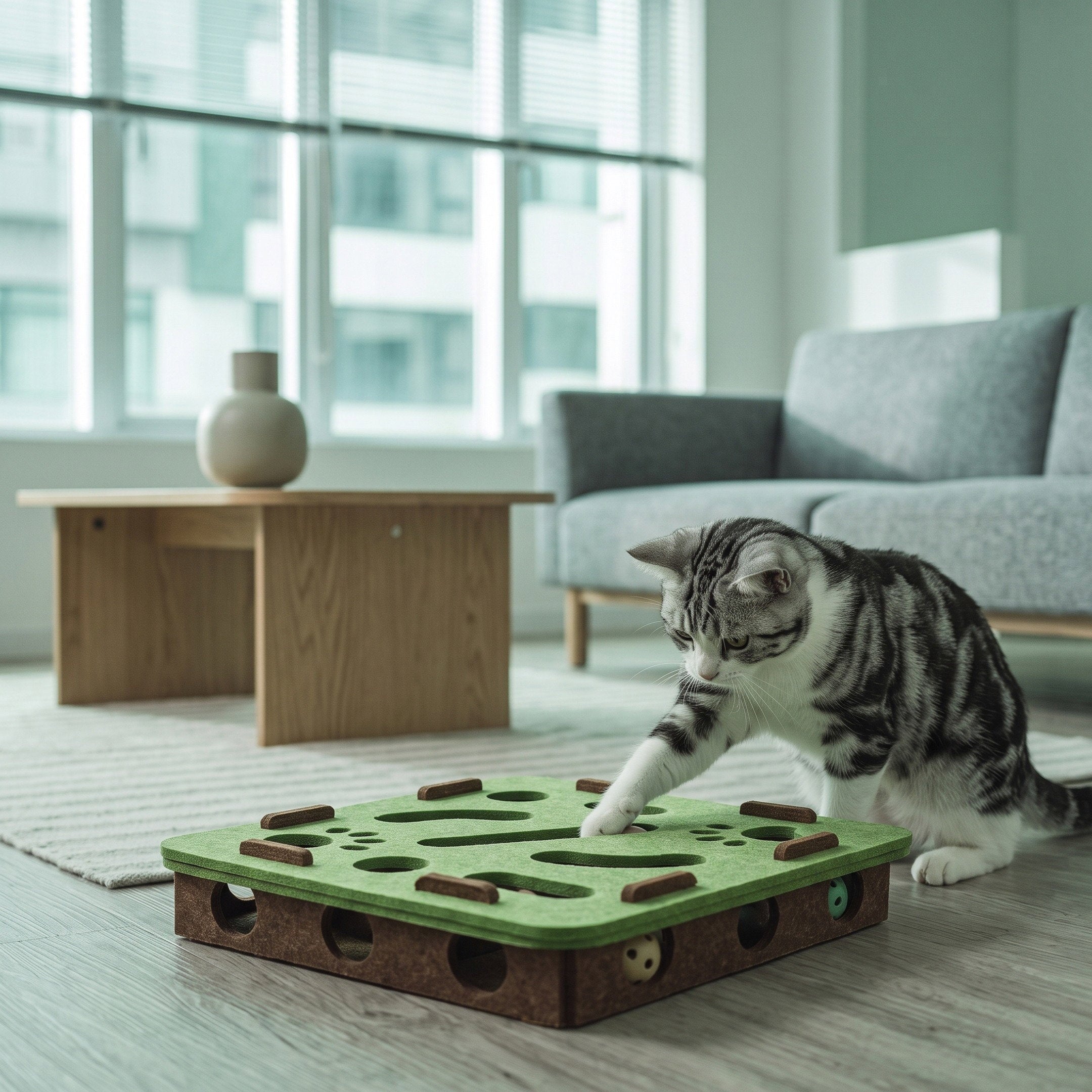 FurFree™ Interactive Cat Puzzle Toy